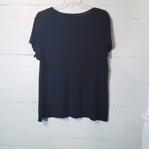 Faux 2-pc Short Sleeve Top      0025 - Picture 3 of 6